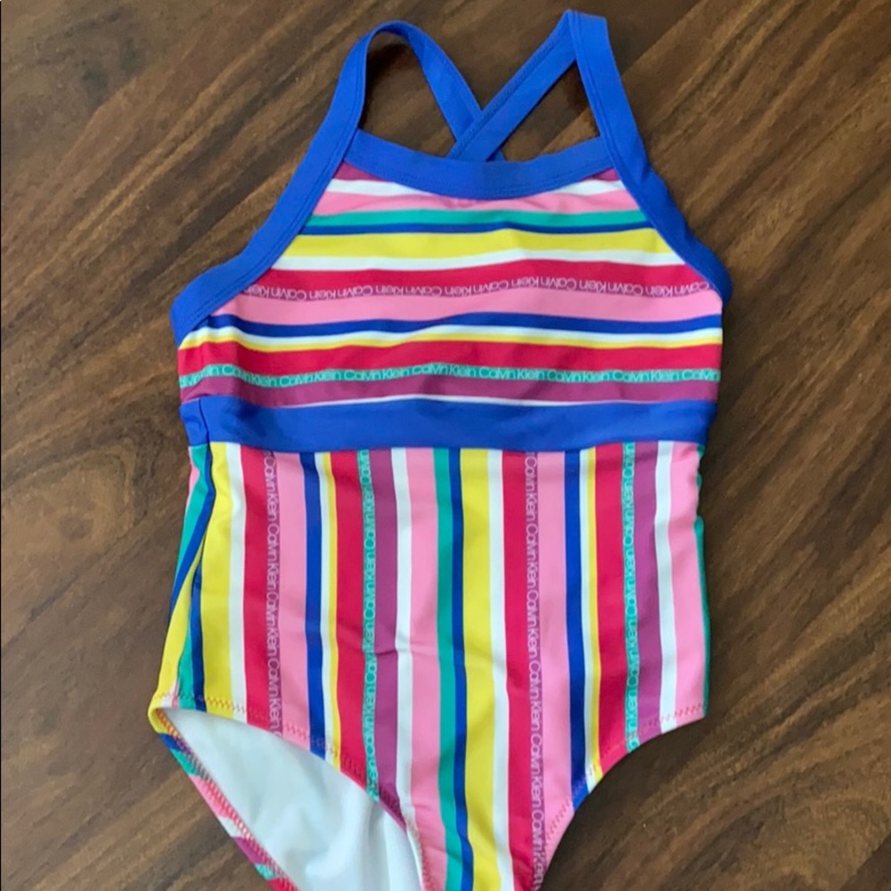 Calvin Klein big girl one piece size 8/10